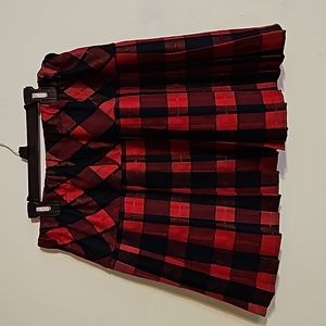 Urban Coco Buffalo Plaid Mini Skater Skirt